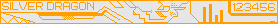 Silver Dragon Pixelated