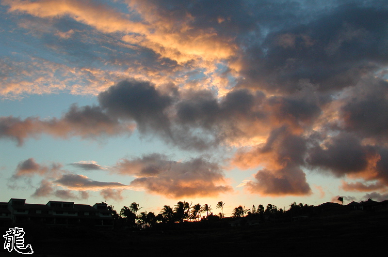 Final Sunset over Hotel