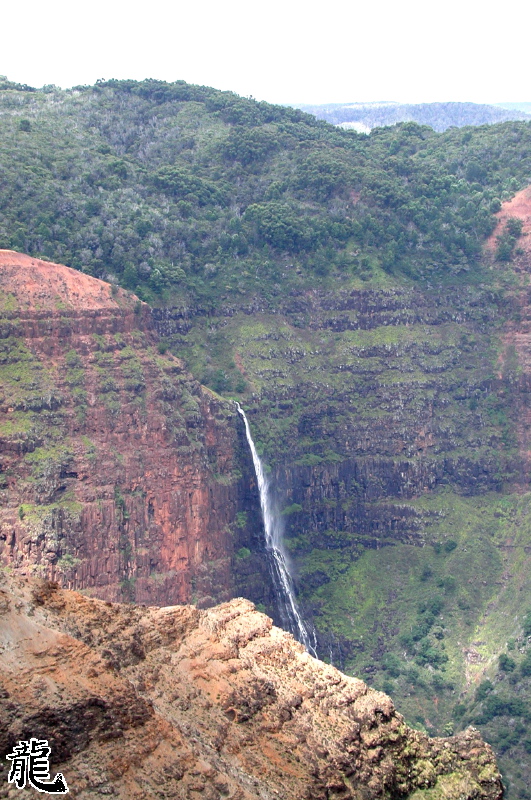 Waterfall in to Wemeya canyon